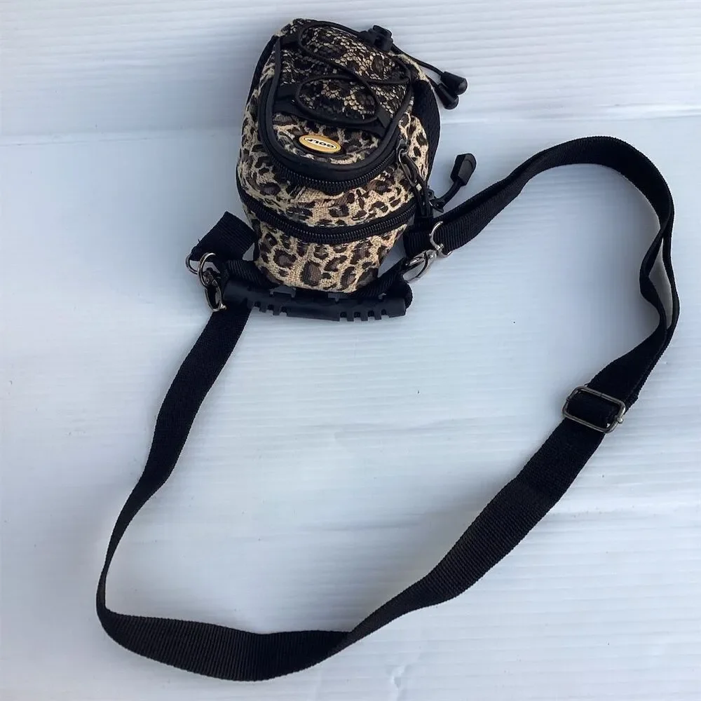 Leopard Print Mini Daypack Backpack Unisex Casual Adjustable Straps - Picture 7 of 10